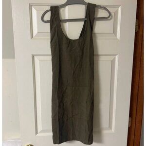 The Simple Folk Linen Apron Womens Small Olive